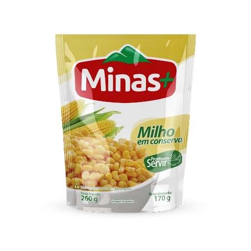 Milho Verde Sache Minas Mais 170Gr - Embalagem 32X170 GR - Preço Unitário R$3,14