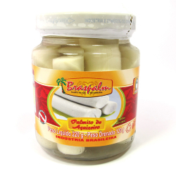 Palmito Bras Palm Acai Inteiro Vidro 120Gr - Embalagem 6X120 GR - Preço Unitário R$10,06