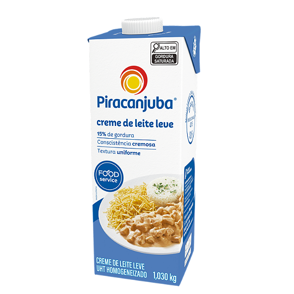 Creme De Leite Piracanjuba Tetrapack 1,03Kg - Embalagem 1X1,03 KG