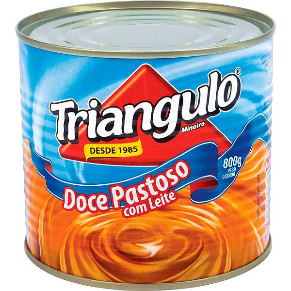Doce De Leite Triangulo Mineiro Lata 800Gr - Embalagem 12X800 GR - Preço Unitário R$14,38