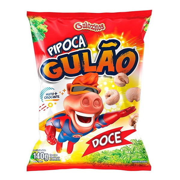Pipoca Doce Gulao 140Gr - Embalagem 10X140 GR - Preço Unitário R$3,27