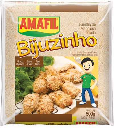 Farinha De Mandioca Amafil Torrada Tipo Bijuzinho 500Gr - Embalagem 20X500 GR - Preço Unitário R$4,95