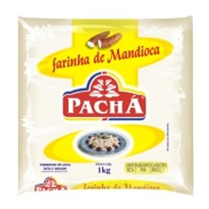 Farinha De Mandioca Pacha Embalagem Plastica 1Kg - Embalagem 20X1 KG - Preço Unitário R$4,98