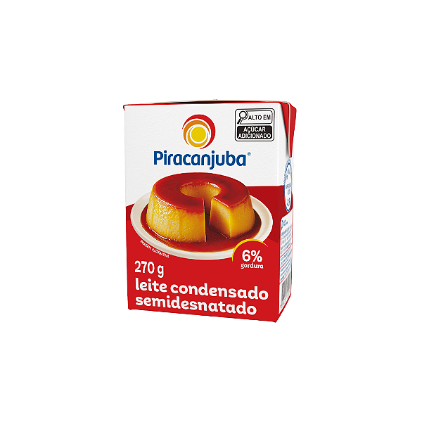 Leite Condensado Tetrapack Piracanjuba 270Gr - Embalagem 27X270 GR - Preço Unitário R$4,67