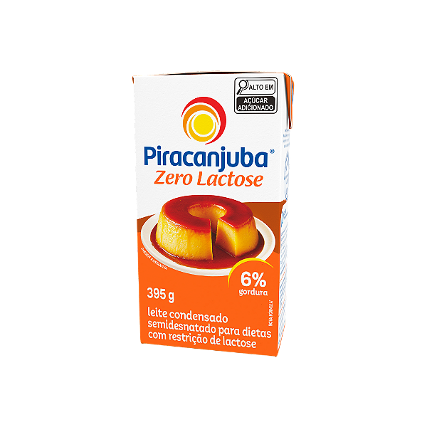 Leite Condensado Piracanjuba Zero Lactose Tetrapack 395Gr - Embalagem 1X395 GR