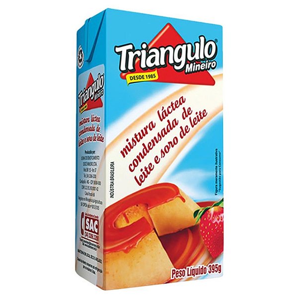 Leite Condensado Tipo Mistura Láctea Tetrapack Triangulo Mineiro 395Gr - Embalagem 27X395 GR - Preço Unitário R$3,76