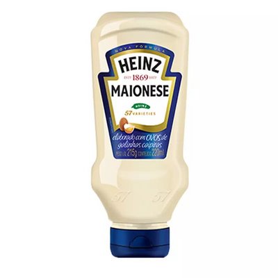 Maionese Heinz Tradicional Frasco 215Gr - Embalagem 1X215 GR