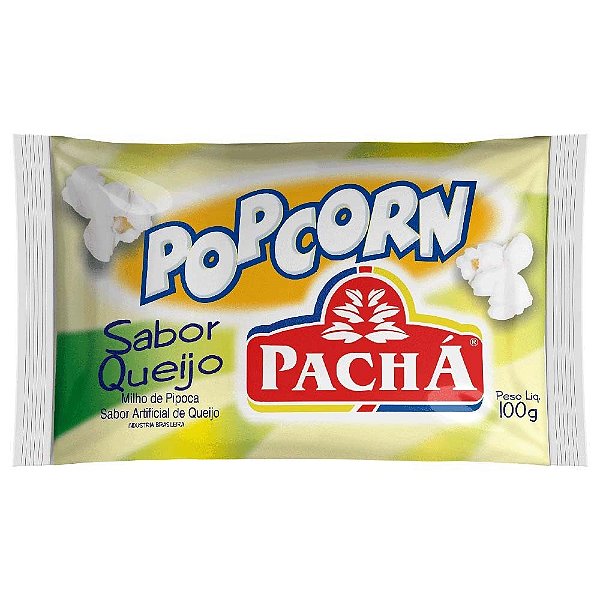 Milho De Pipoca Para Microondas Pacha Queijo 100Gr - Embalagem 24X100 GR - Preço Unitário R$2,01