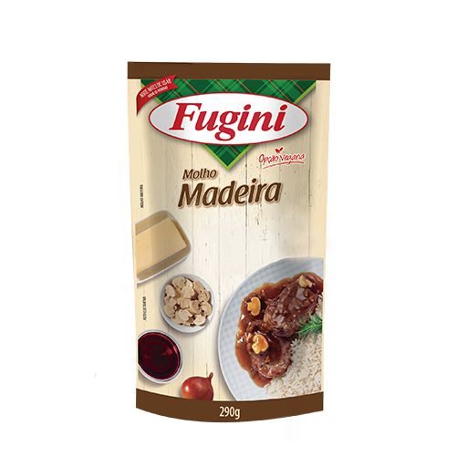 Molho Madeira Fugini Sache 290Gr - Embalagem 1X290 GR