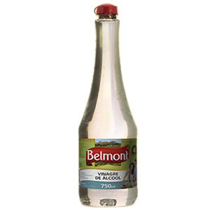 Vinagre Belmont Alcool 750Ml - Embalagem 12X750 ML - Preço Unitário R$3,84