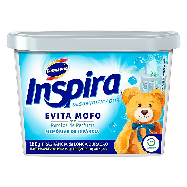 Antimofo Inspira Desumidificador Memorias De Infancia 180Gr - Embalagem 1X180 GR
