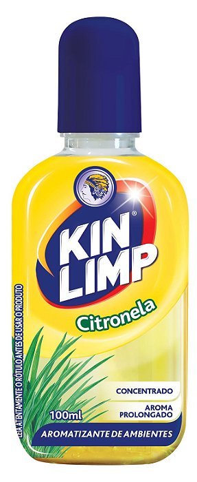 Aromatizante De Ambientes Kin Limp Concentrado Citronela 100Ml - Embalagem 1X100 ML