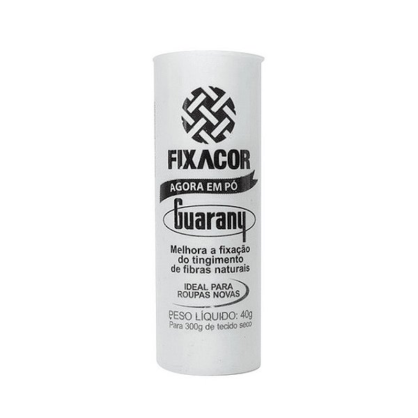 Corante Para Tecidos Tingecor Fixacor Guarany 40Gr - Embalagem 12X40 GR - Preço Unitário R$3,88