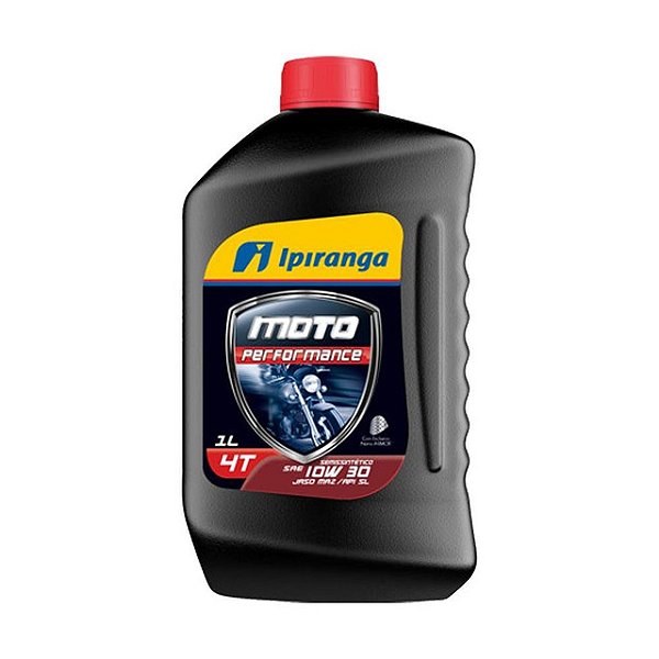 Oleo Lubrificante Ipiranga Moto Performance 4T 10W30SL - 1 Litro - Embalagem 1X1 LT
