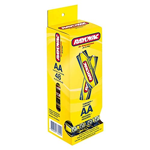 Pilha Rayovac Tradicional P Caixa Com 48 Unidades - Embalagem 48X1 UN - Preço Unitário R$1,03