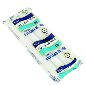 Vela Sao Domingos Numero 08 26Gr - Embalagem 24X8 UN - Preço Unitário R$7,24