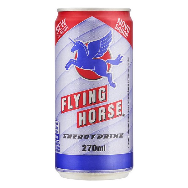 Energetico Flying Horse Lata 270ML - Embalagem 6X270 ML - Preço Unitário R$4,90