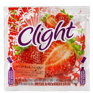 Refresco Em Po Diet Clight Morango Silvestre 8Gr - Embalagem 15X8 GR - Preço Unitário R$1,73