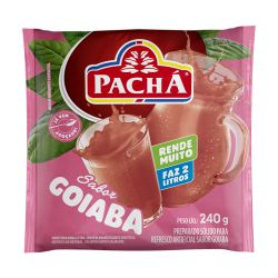 Refresco Em Po Pacha Adoçado Goiaba 240Gr - Embalagem 12X240 GR - Preço Unitário R$1,92