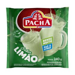 Refresco Em Po Pacha Adoçado Limao 240Gr - Embalagem 12X240 GR - Preço Unitário R$1,92