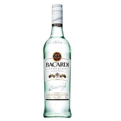 Run Bacardi Carta Branca Superior 980Ml - Embalagem 1X980 ML