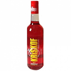 Vodka Kriskof Red Fruits 900Ml - Embalagem 6X900 ML - Preço Unitário R$13,35