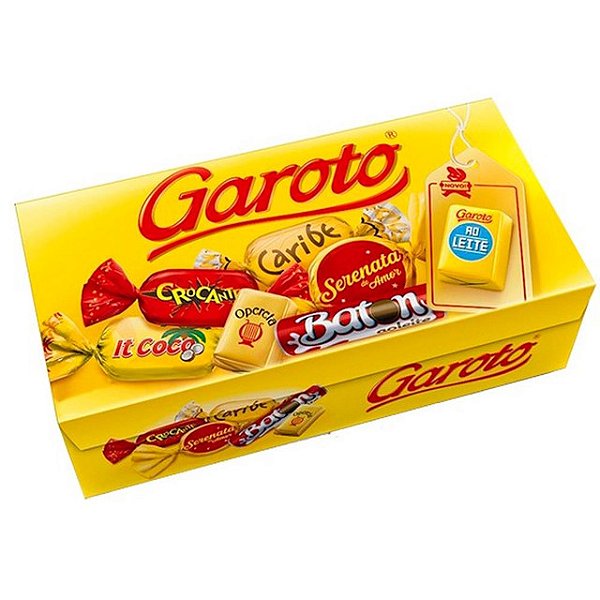 Bombom Garoto Sortido Caixa 250Gr - Embalagem 1X250 GR