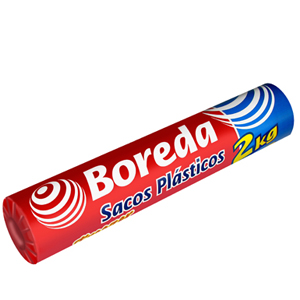 Saco Plastico 2Kg Boreda 20X33Cm Com 50 Sacos - Embalagem 24X50 UN - Preço Unitário R$3,26