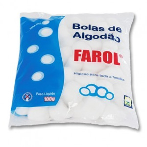 Algodao Farol Bola 100Gr - Embalagem 10X100 GR - Preço Unitário R$5,29
