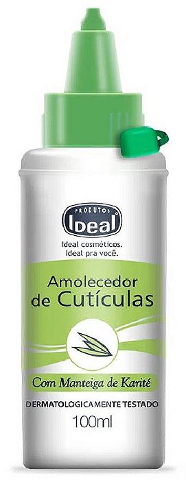 Amolecedor De Cuticulas Ideal Manteiga Karite 100Ml - Embalagem 12X100 ML - Preço Unitário R$5,58