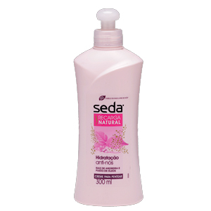 Creme De Cabelo Para Pentear Seda Recarga Natural Anti Nos 300Ml - Embalagem 1X300 ML