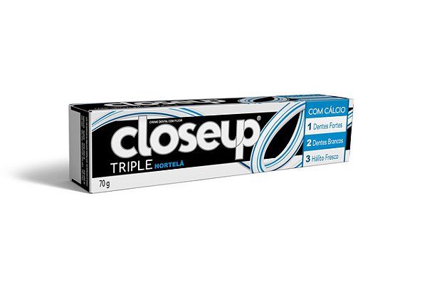 Creme Dental Close Up Triple Hortela 70Gr - Embalagem 12X70 GR - Preço Unitário R$2,47