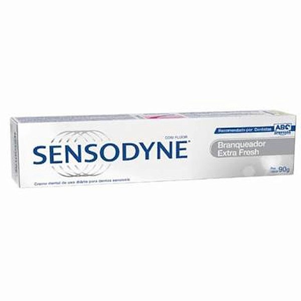 Creme Dental Sensodyne Branqueador Extra Fresh 90Gr - Embalagem 1X90 GR
