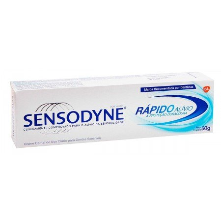 Creme Dental Sensodyne Rapido Alivio 50Gr - Embalagem 6X50 GR - Preço Unitário R$12,90