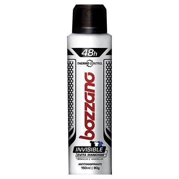 Desodorante Aerossol Bozzano Masculino Invisible 150Ml - Embalagem 1X150 ML