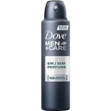 Desodorante Aerossol Dove Masculino Sem Perfume 89Gr - Embalagem 1X89 GR