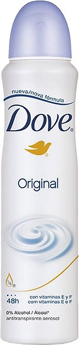 Desodorante Aerossol Dove Original Azul 87Gr - Embalagem 1X87 GR
