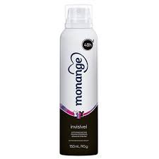 Desodorante Aerossol Monange Feminino Invisible 150Ml - Embalagem 1X150 ML