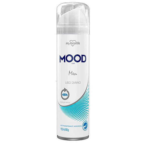 Desodorante Aerossol Mood Masculino My Health 150Ml - Embalagem 1X150 ML