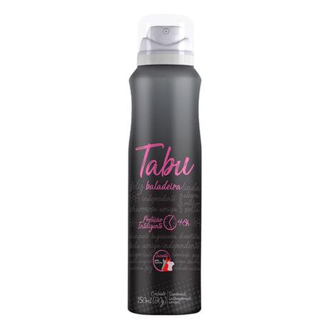 Desodorante Aerossol Tabu Baladeira 150Ml - Embalagem 1X150 ML