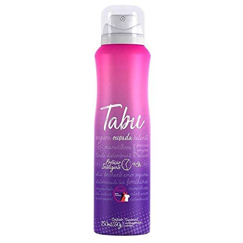 Desodorante Aerossol Tabu Ousada 150Ml - Embalagem 1X150 ML