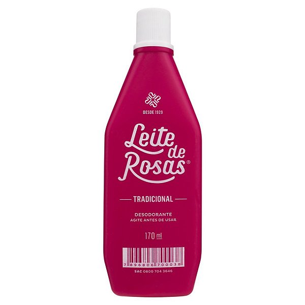 Desodorante Leite De Rosas Tradicional 170Ml - Embalagem 1X170 ML