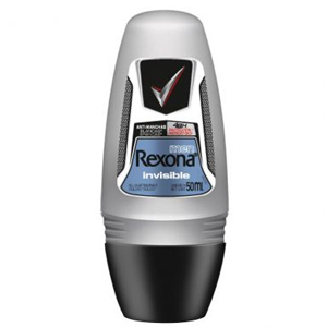 Desodorante Rollon Rexona Masculino Invisible 50Ml - Embalagem 1X50 ML