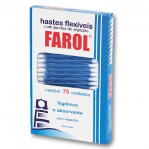 Hastes Flexiveis Farol Com 75 Unidades - Embalagem 12X75 UN - Preço Unitário R$2,10