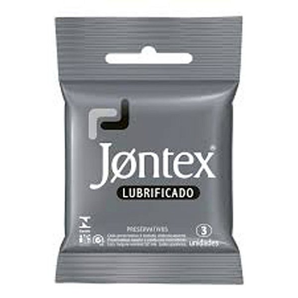 Preservativo Jontex Lubrificado Tradicional Com 3 Unidades - Embalagem 12X3 UN - Preço Unitário R$6,40