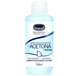 Removedor De Esmaltes Ideal A Base De Acetona 100Ml - Embalagem 12X100 ML - Preço Unitário R$3,94