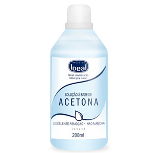 Removedor De Esmaltes Ideal A Base De Acetona 200Ml - Embalagem 12X200 ML - Preço Unitário R$8,17