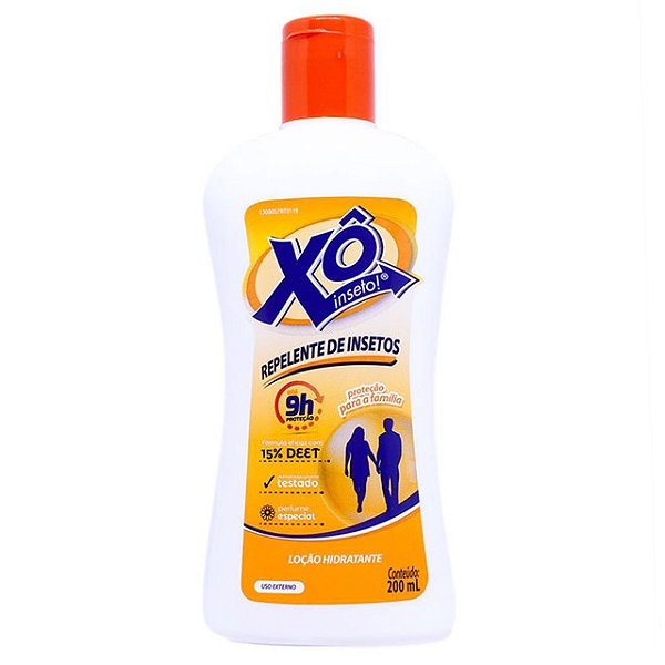 Repelente Locao Xo Inseto 15% - 200Ml - Embalagem 1X200 ML