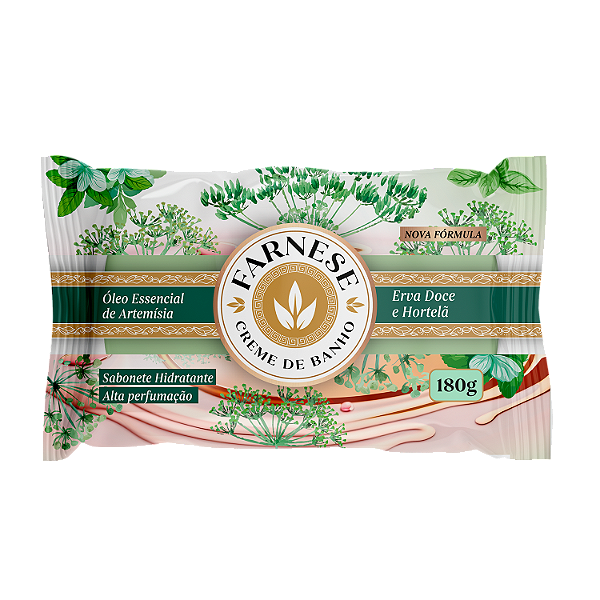 Sabonete Farnese Hidratante Erva Doce 180Gr - Embalagem 6X180 GR - Preço Unitário R$3,07