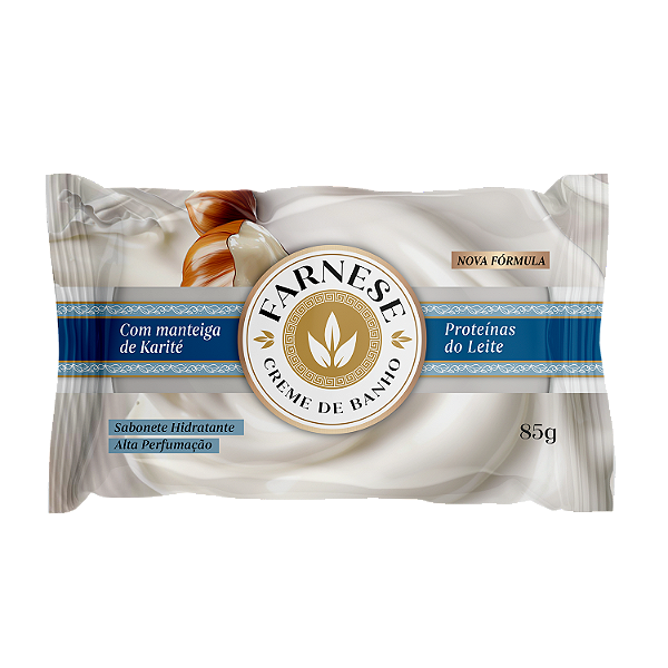 Sabonete Farnese Hidratante Proteinas Do Leite 85Gr - Embalagem 12X85 GR - Preço Unitário R$1,47